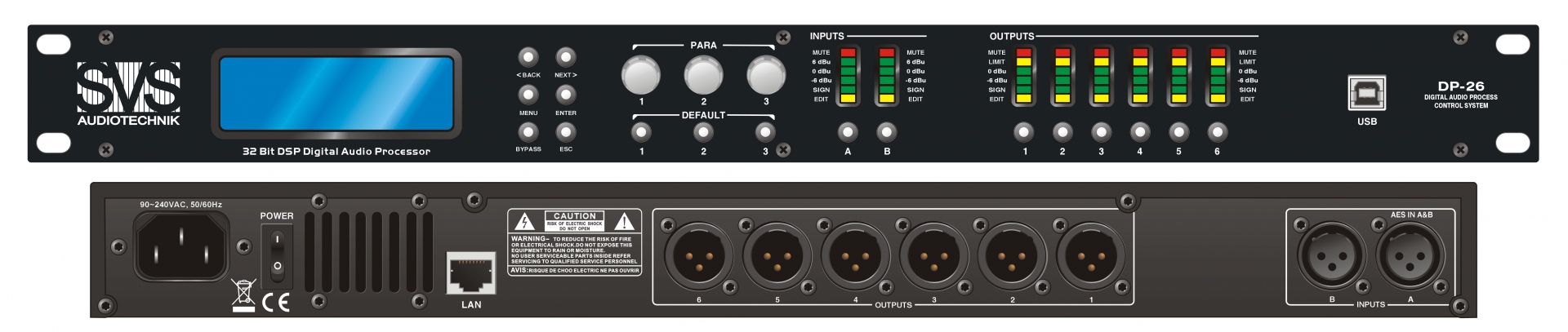 SVS Audiotechnik DP-26 Цифровой процессор: 2 входа 6 выходов в Стерлитамаке