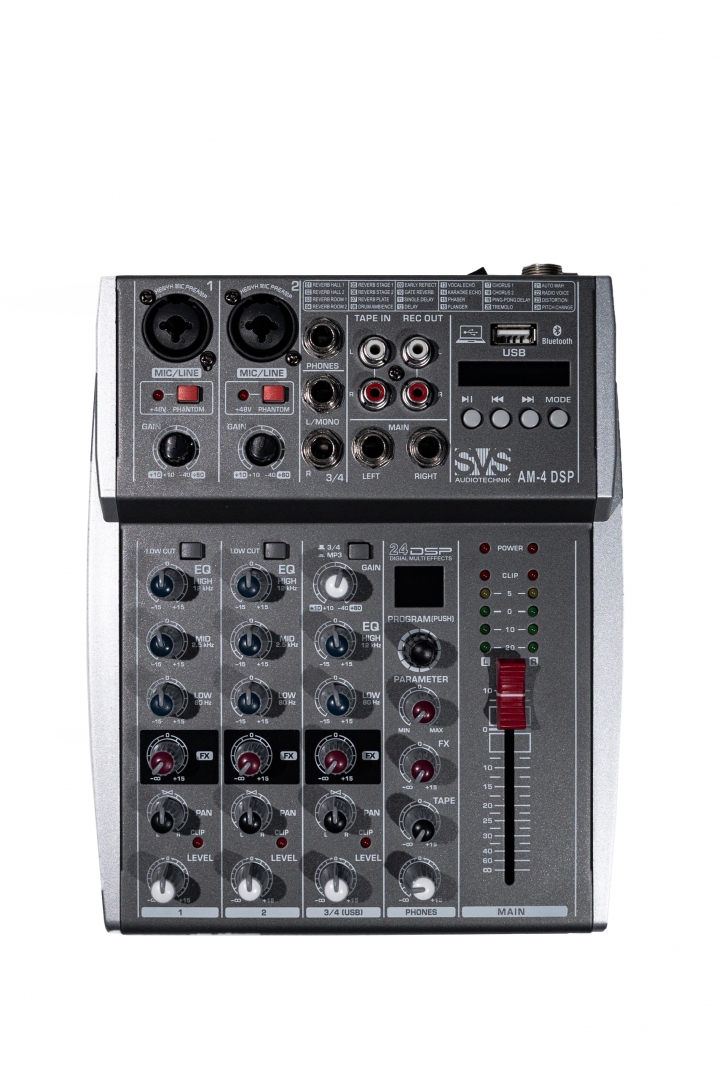 SVS Audiotechnik mixers AM-4 DSP Аналоговый микшерный пульт, 4-канала в Стерлитамаке