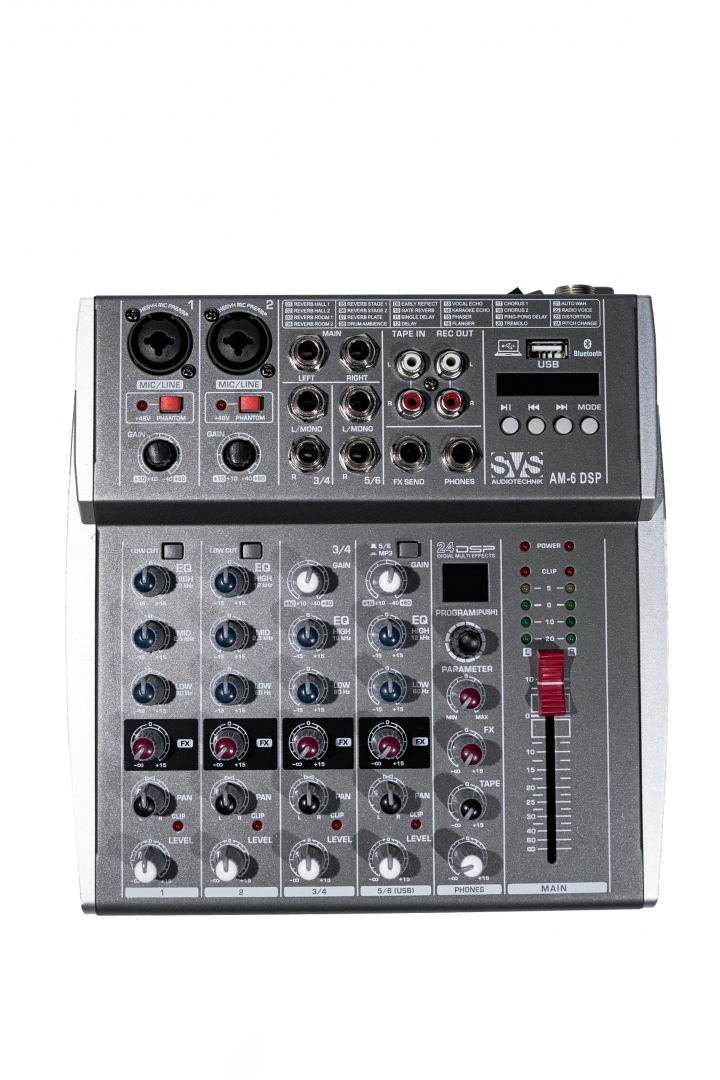 SVS Audiotechnik mixers AM-6 DSP Микшерный пульт аналоговый, 6-канальный SVS Audiotechnik mixers в Стерлитамаке