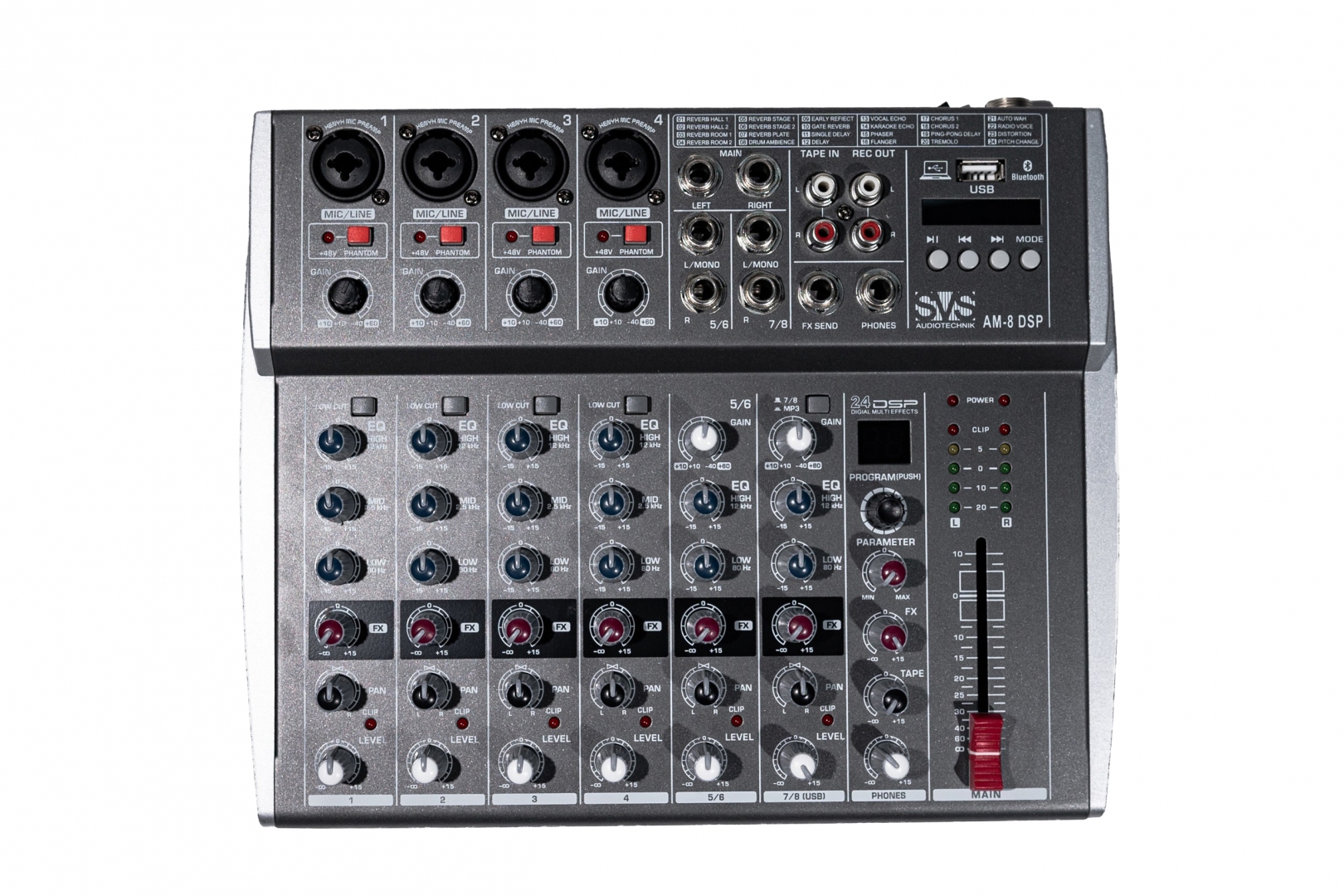 SVS Audiotechnik mixers AM-8 DSP Микшерный пульт аналоговый, 8-канальный в Стерлитамаке